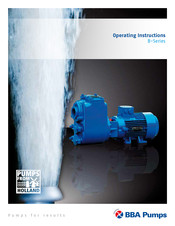 BBA Pumps B70 Operating Instructions Manual