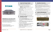 D-Link DSN-3000 Series Quick Start Manual
