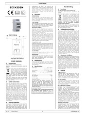 Velleman EDIN305N User Manual