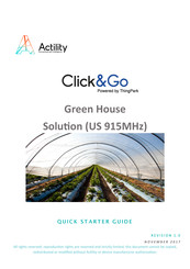 Actility Click&Go Quick Starter Manual