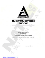 AlIis-Chalmers Ruptair F Series Instruction Book