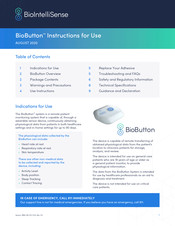 BioIntelliSense BioButton BIOST03020 Instructions For Use Manual