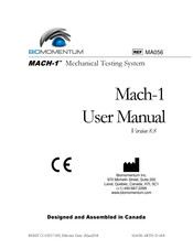 Biomomentum Mach-1 User Manual