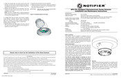 Notifier HPX-751 Installation And Maintenance Instructions