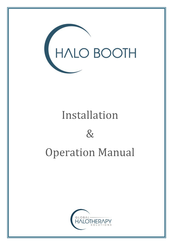 Halotherapy Solutions HALO BOOTH Installation & Operation Manual