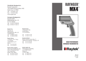 RayTek Raynger MX4 Manual