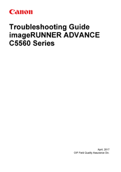 Canon imageRUNNER ADVANCE C5560F Troubleshooting Manual