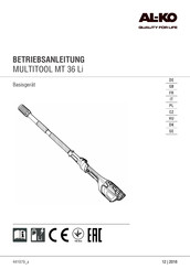 Al-Ko MT 36 Li Instructions For Use Manual