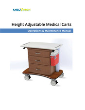MedViron Height Adjustable Medical Carts Operation & Maintenance Manual