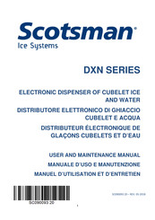 Scotsman DXN Series User And Maintenance Manual
