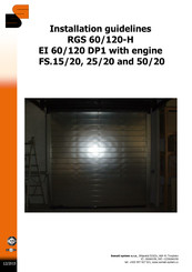Somati system RGS 120-H Installation Manuallines
