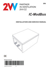 2VV IC-ModBus Installation And Service Manual