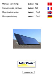 SolarVenti SV30AX Mounting Instruction