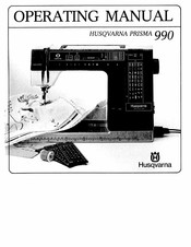 Husqvarna Prisma 990 Operating Manual