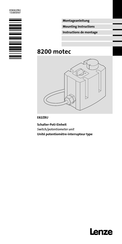 Lenze E82ZBU Mounting Instructions