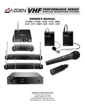 Azden VHF PERFORMANCE Series Owner's Manual