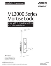 Assa Abloy Corbin Russwin BLSS ML2000 Series Installation Instructions Manual