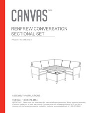 Canvas Renfrew 088-2040-4 Assembly Instructions Manual