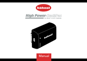 Hahnel High Power-BackPac Manual