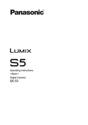 Panasonic Lumix S5 Operating Instructions Manual