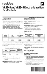 resideo VR8345K Installation Instructions Manual