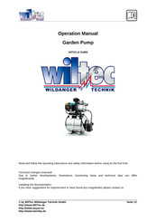 WilTec 61855 Operation Manual