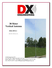 DX Engineering DXE-30VE-1 Manual