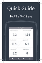 Ordnance survey Trail 2 Quick Manual