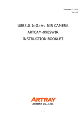 Artray ARTCAM-990SWIR Instruction Booklet