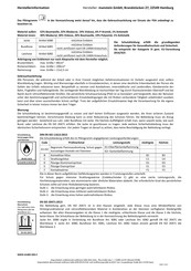 manstein 6080 Manufacturer's Information And Instructions For Use
