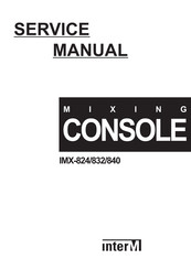Inter-m IMX-824 Service Manual
