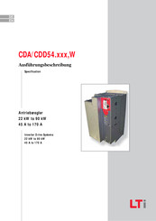 LTI CDD3000 Specification Manual