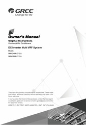 Gree GMV-24WL/C-TU Owner's Manual