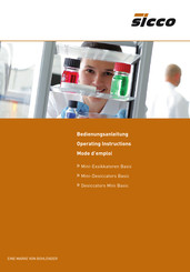 SICCO V 1850-02 Operating Instructions Manual