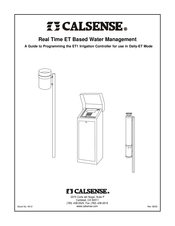 Calsense ET1 Manual To Programming