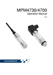 Microsensor MPM4730 Operation Manual
