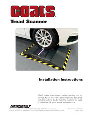 HENNESSY INDUSTRIES COATS Tread Scanner Installation Instructions Manual
