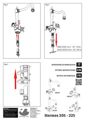 Ib Rubinetterie Hermes HR205 Fitting Instructions