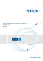 Peter electronic VersiStart p III 184 Assembly And Commissioning Instructions