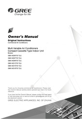 Gree GMV-ND15T/E-TU Owner's Manual