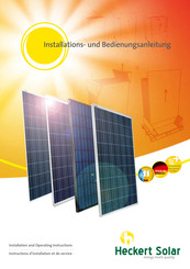 Heckert Solar NeMo P Laminat Installation And Operating Instructions Manual
