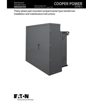 Eaton VFI Installation And Maintenance Instructions Manual