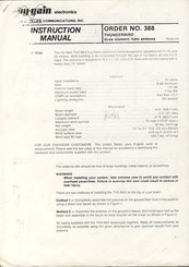 Hy-Gain 801235 Instruction Manual