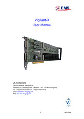 EMS Vigilant-Xplus-DVI User Manual