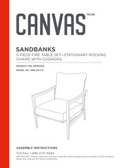 Canvas SANDBANKS RMS633G Assembly Instructions Manual