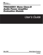 Texas Instruments TPA032D01EVM User Manual