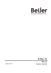Beijer Electronics X-Key 16 Manual