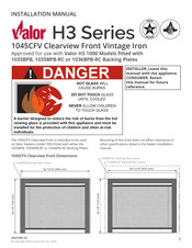 Valor 1045CFV Installation Manual