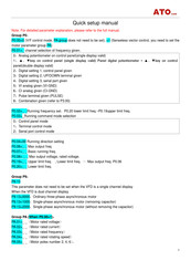 ATO GK3000 Quick Setup Manual