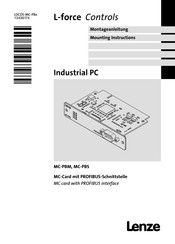 Lenze MC-PBM Mounting Instructions